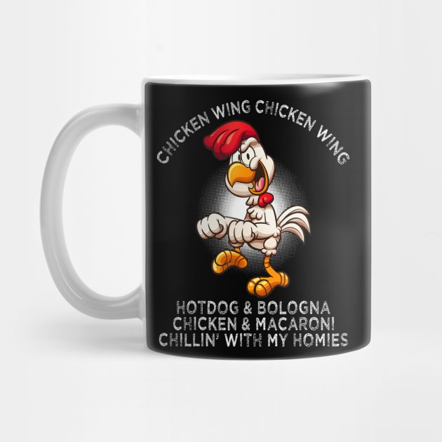 Chicken Wing Chicken Wing  Song Lyric Hot Dog Bologna by vulanstore